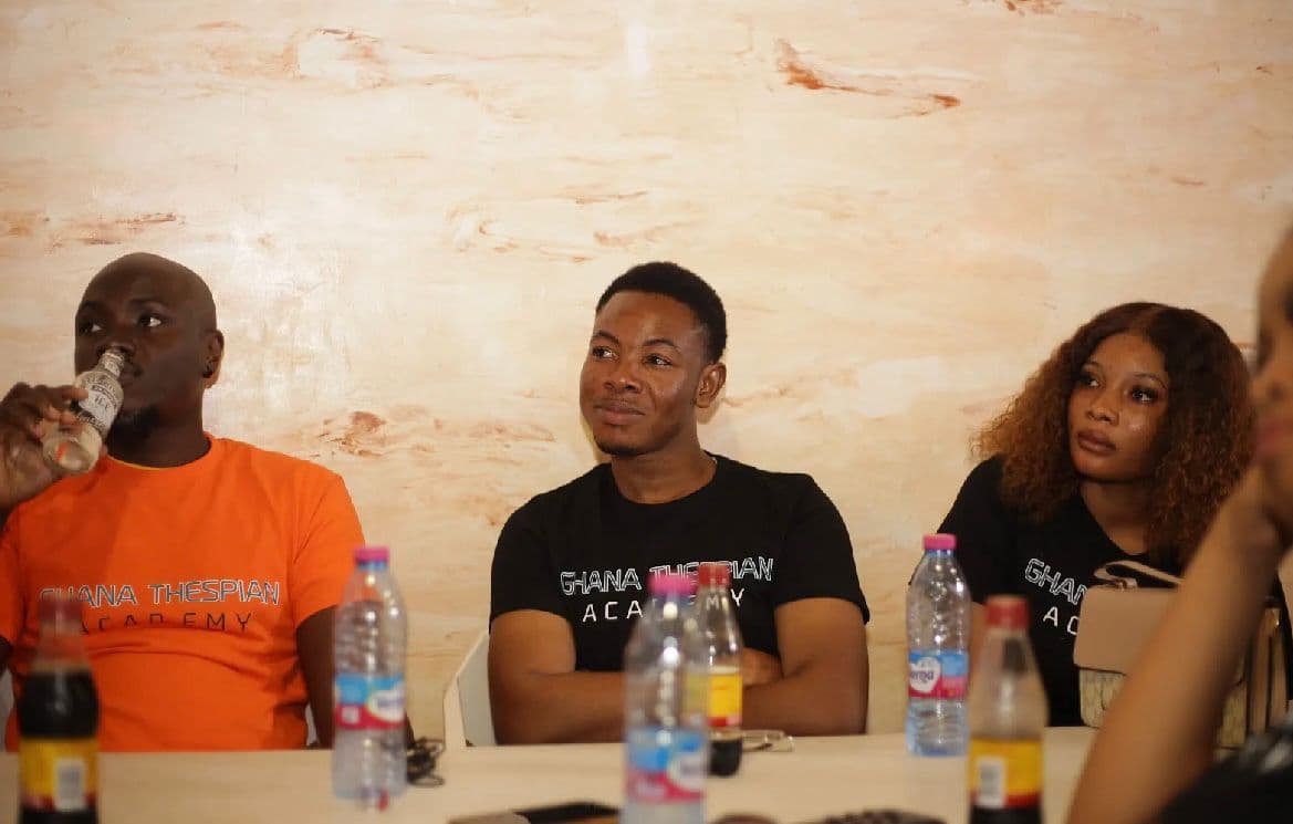 Students at an industry session with guest speakers